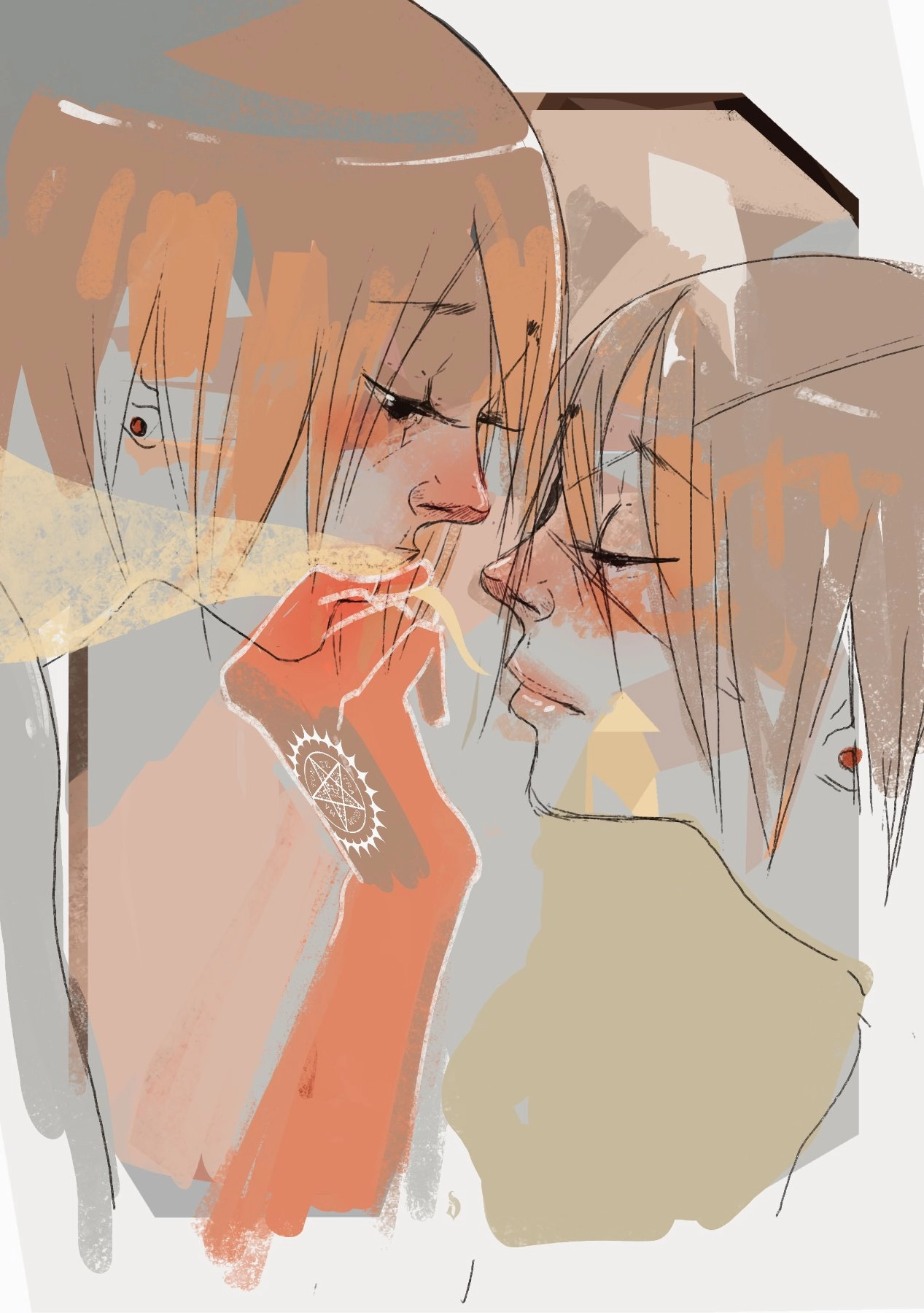 It was a fanart of Kuroshitsuji :D