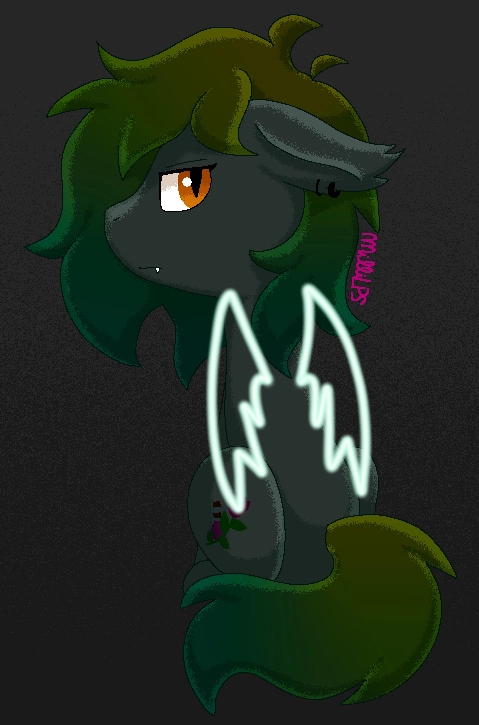 Very Old Art™ (and I mean from around 2018-2019) of my oc Narvi! I casually found the file abd I thought, why not remake it, but cooler? So here it it. After fixing the hair colors to the current colors, I decided to play around with the look of brush I had used for the lineart and some blur settings, achieving this pixel effect that I really like. Might redraw it completely one of these days!