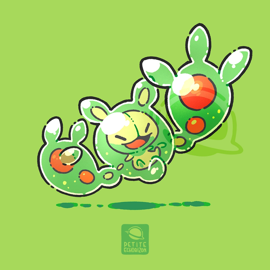 Reuniclus doodle i made for @lixsotan! It looks like a gummy bear!! 11/10, would eat~