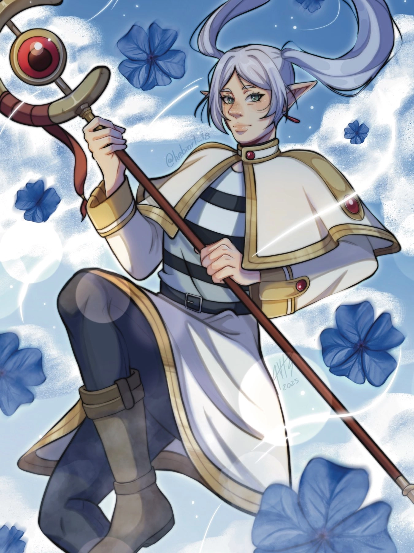 Frieren fanart 💙✨