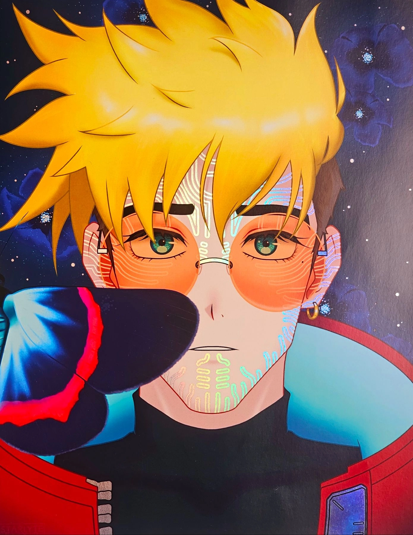 My first post, so happy to be here!
Vash the Stampede - Holographic foil print, 8.5x11.

If you'd like one for yourself, check out my Etsy!
[Link on profile]