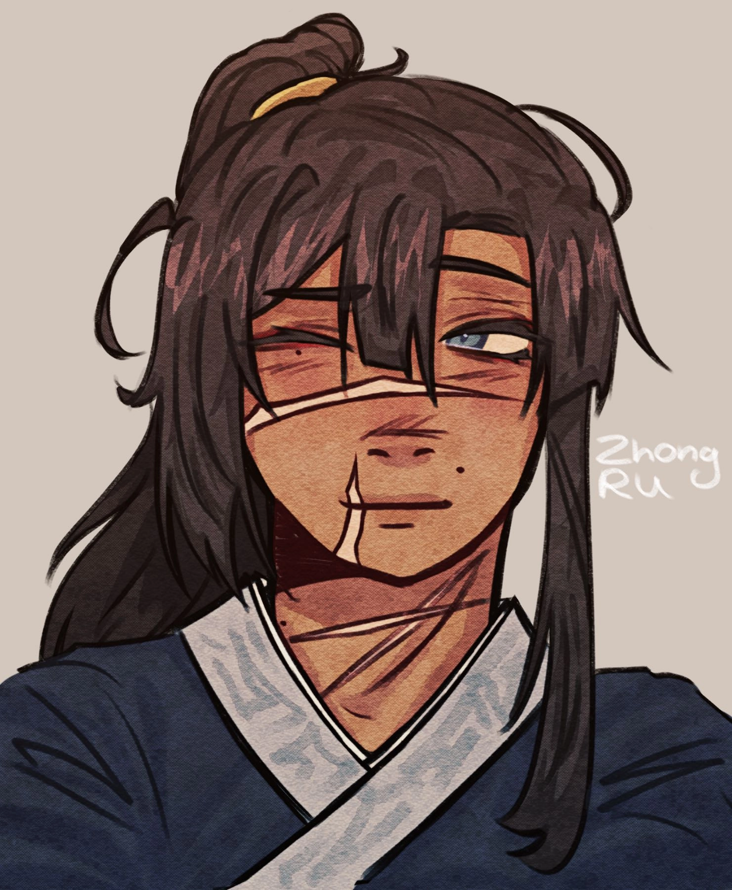 Headshot of my oc!!’ maybe I should offer those too :D Or maybe this is more of a bust shot?