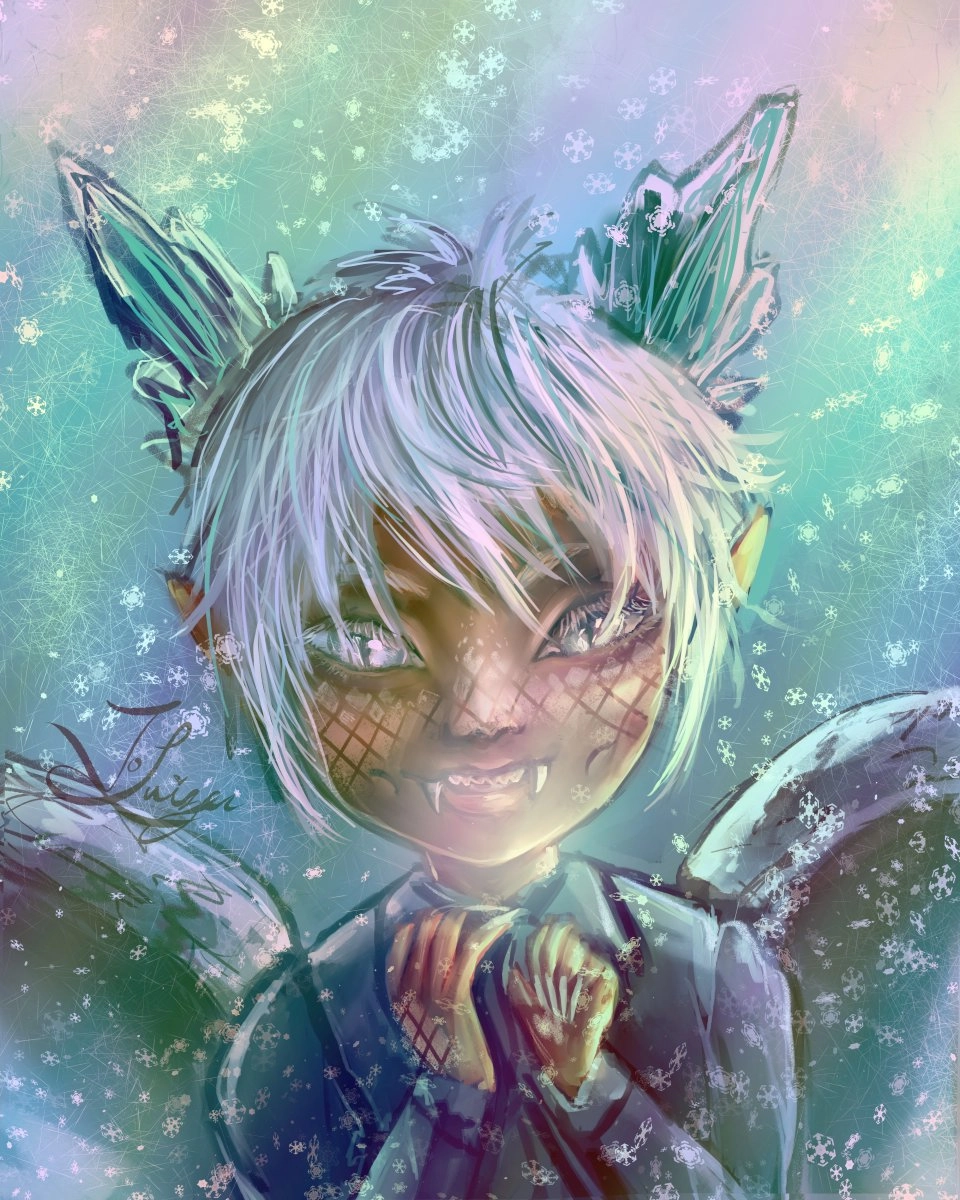 My ice dragon boy Riniel 