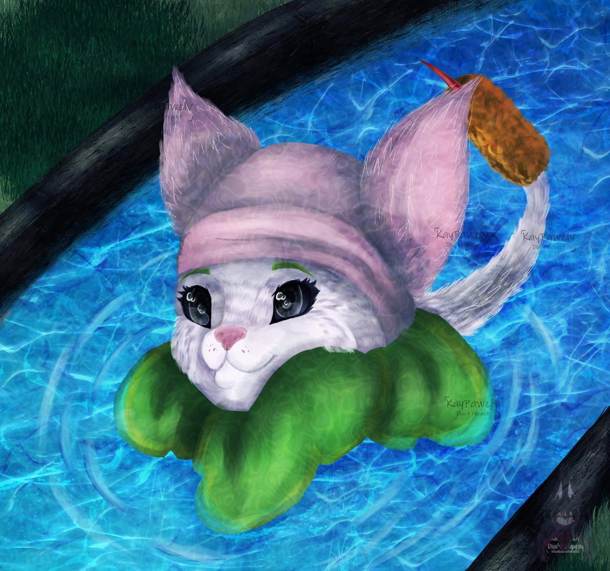 ♥︎ Lovely Cattail in my style! She is one of my favorite character on PvZ!
◆ Character: Cattail (Plants vs Zombie)
♣︎ App: Clip Studio Paint Pro
● Time: 5 hours and 38 min