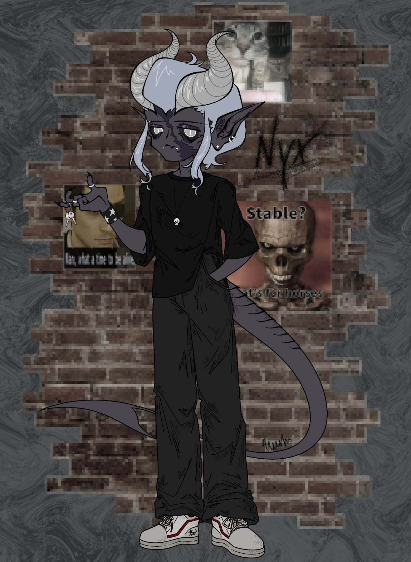 i woke up from my reptile brumation to bring you this
overthinking my art and what i do in general became a norm for me, and something that caused me to fall into these 'frozen' periods of total inactivity
so now i'm trying to fight that and rediscover what makes me happy and what is fun
hope you find it fun too
thank you for sticking with me