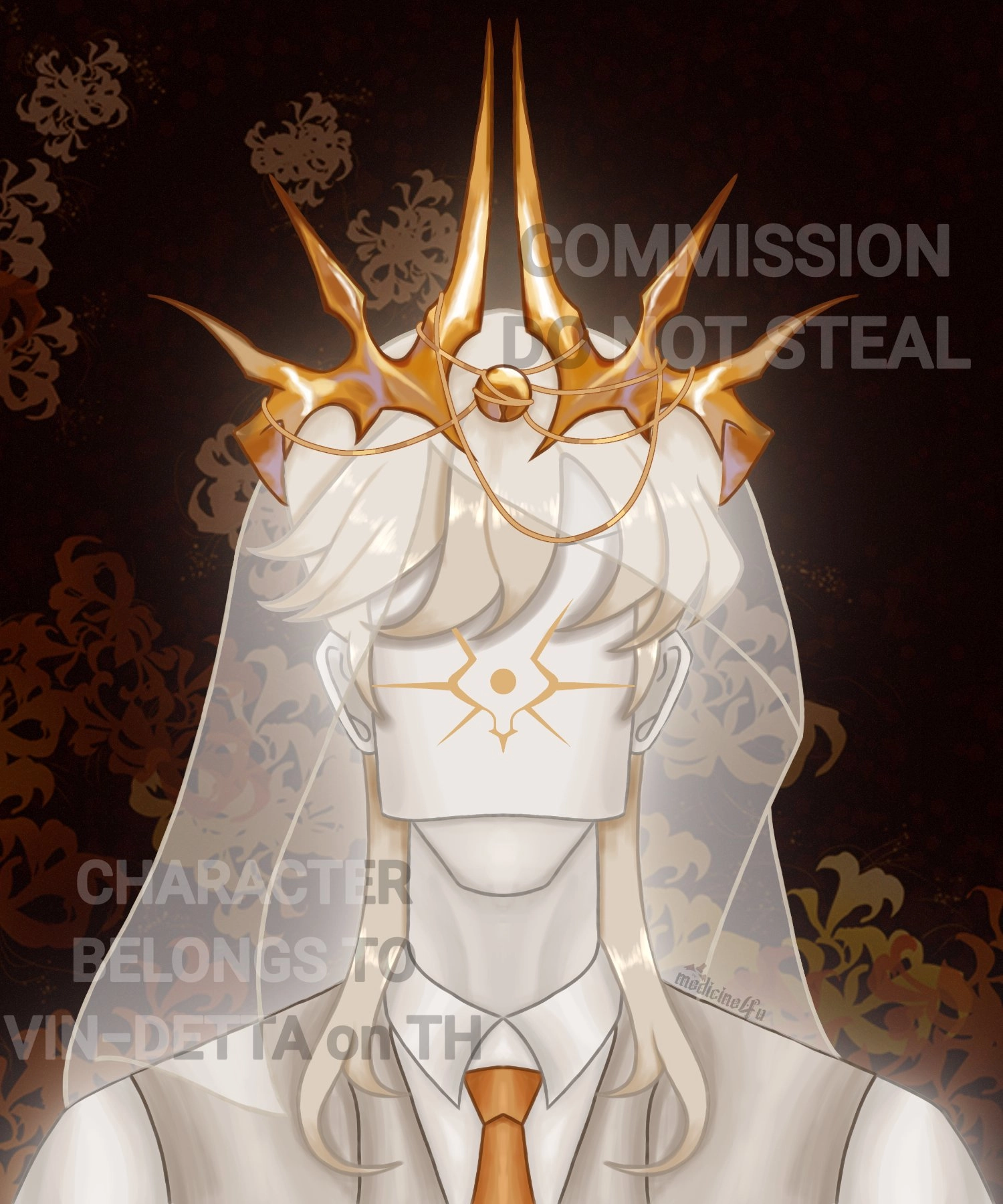 Another trade haha... A character from a 16+ closed species called Talismask ! Can be found in Toyhouse if you're interested !