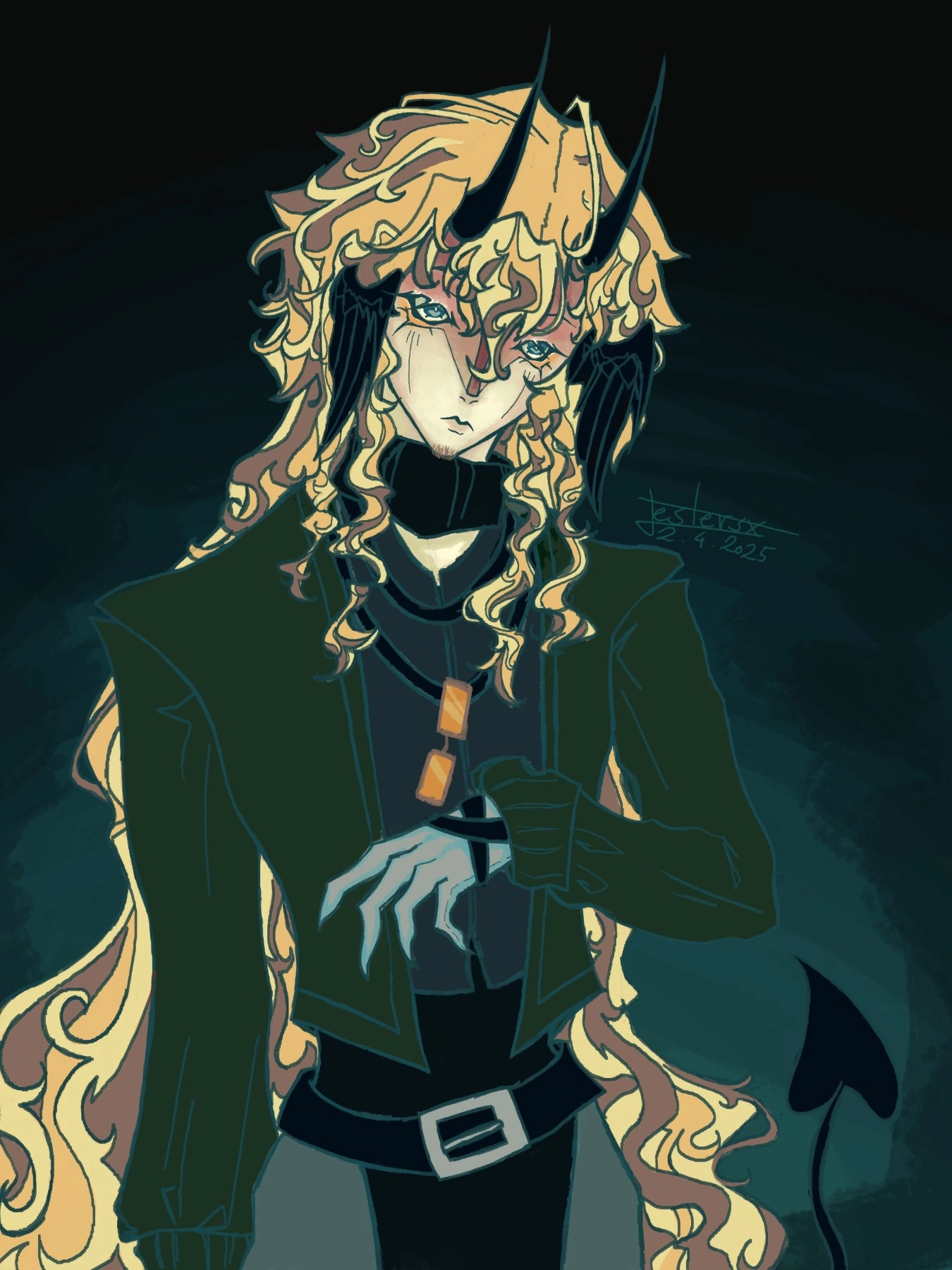 My Part of a arttrade with x.kayannee on tiktok