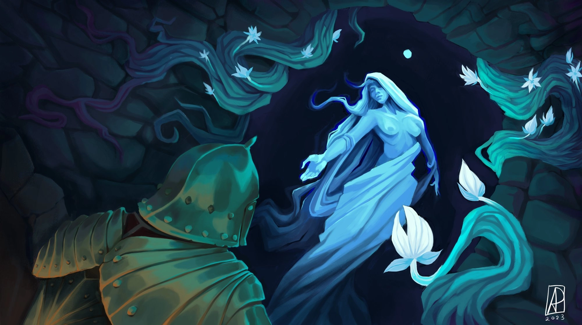 Random fantsy illustration I made to test my rendering skills