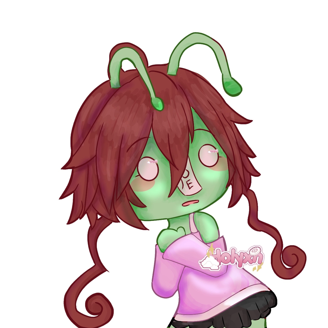 Gacha oc I used to have i kinda like it actually:3