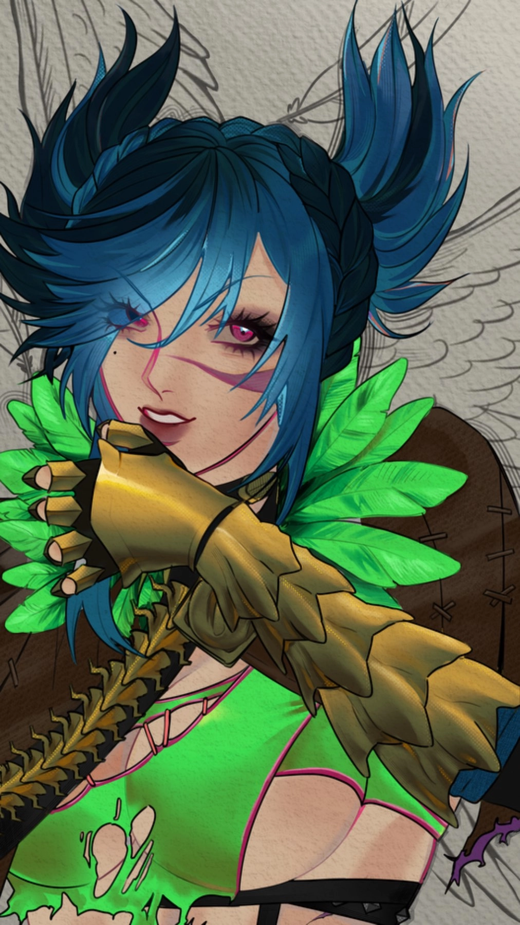 Commission I worked on! Tira from Soul Caliber