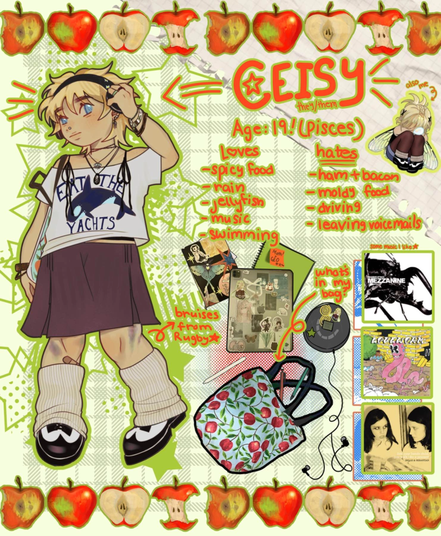 Meet the artist sheet