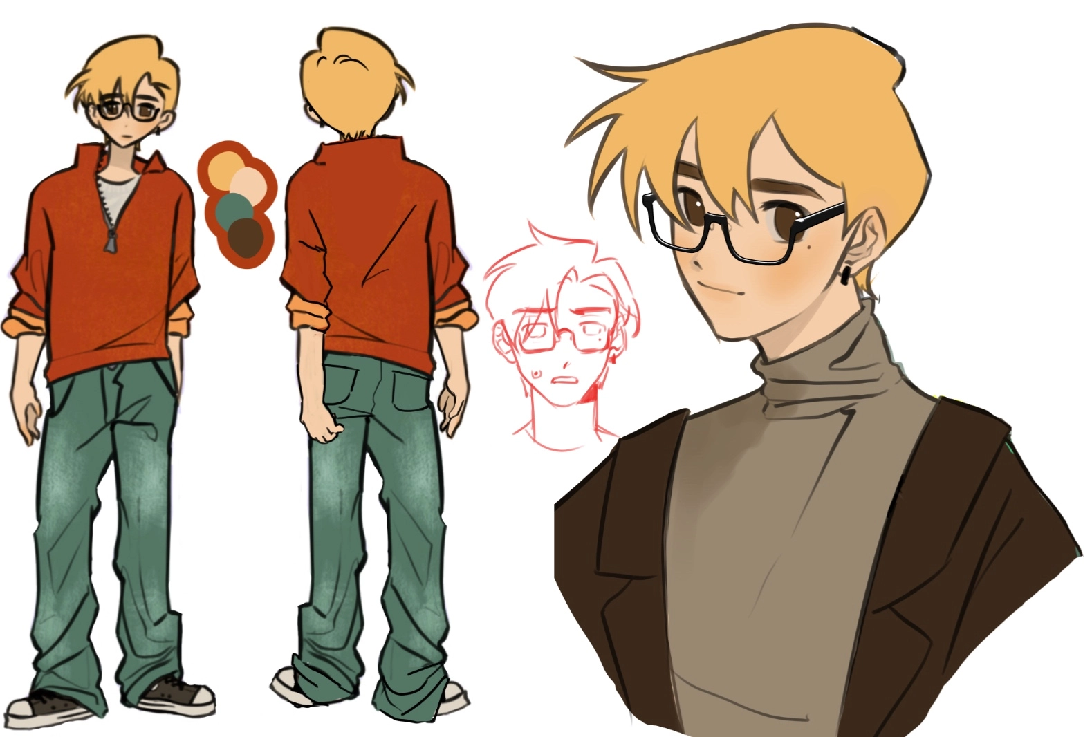 My oc Nathan! His boyfriend is an alien