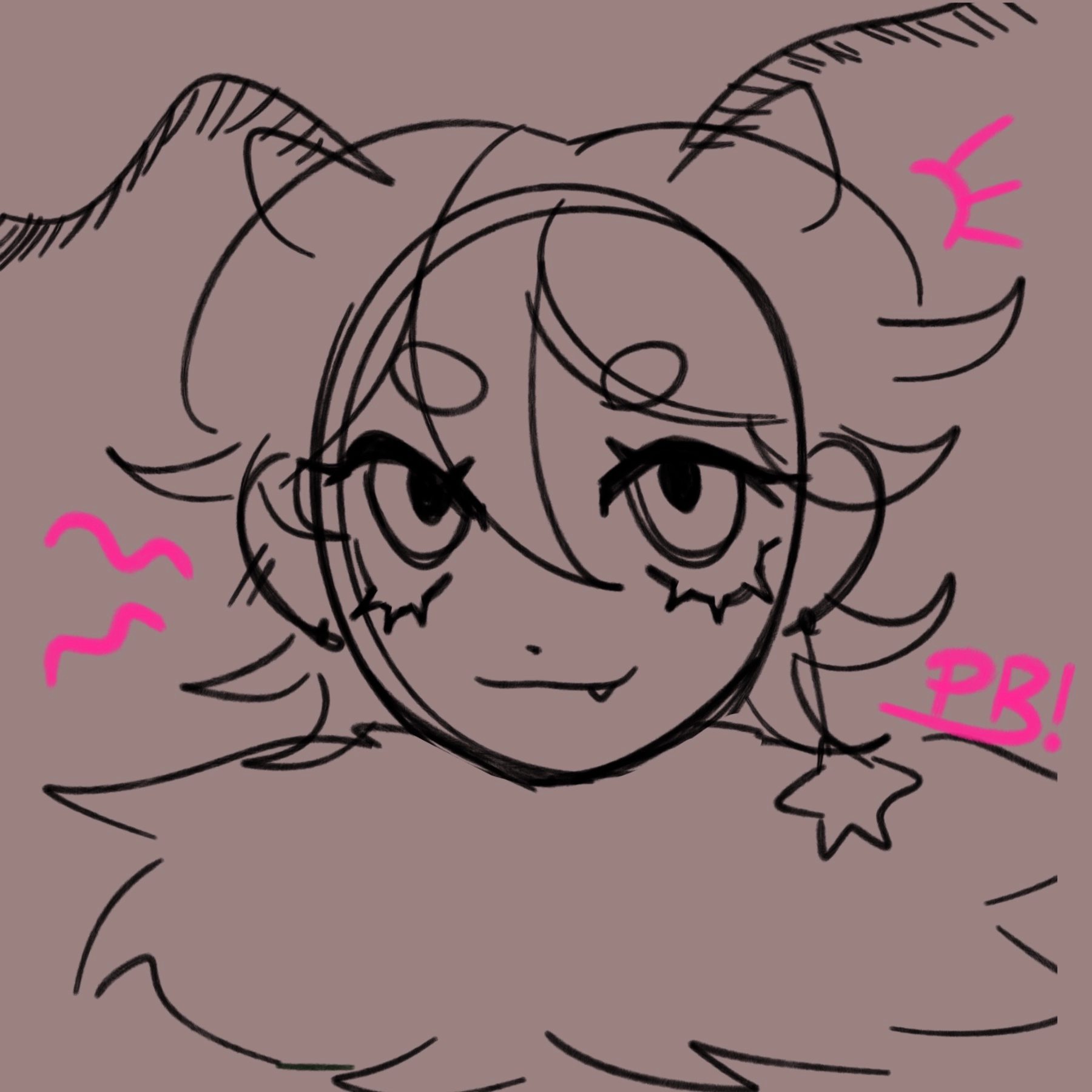 initial sketch of previous artwork posted
please enjoy :}