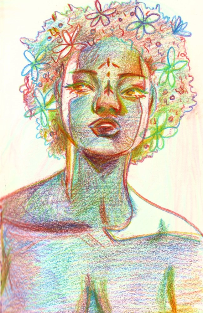 Rainbow sketch study