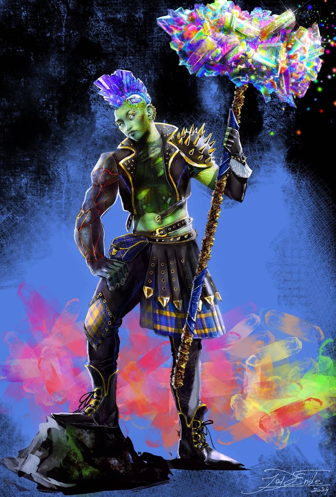 This is my interpretation of Ashton Greymoore's look from Critical Role - Campaign 3.