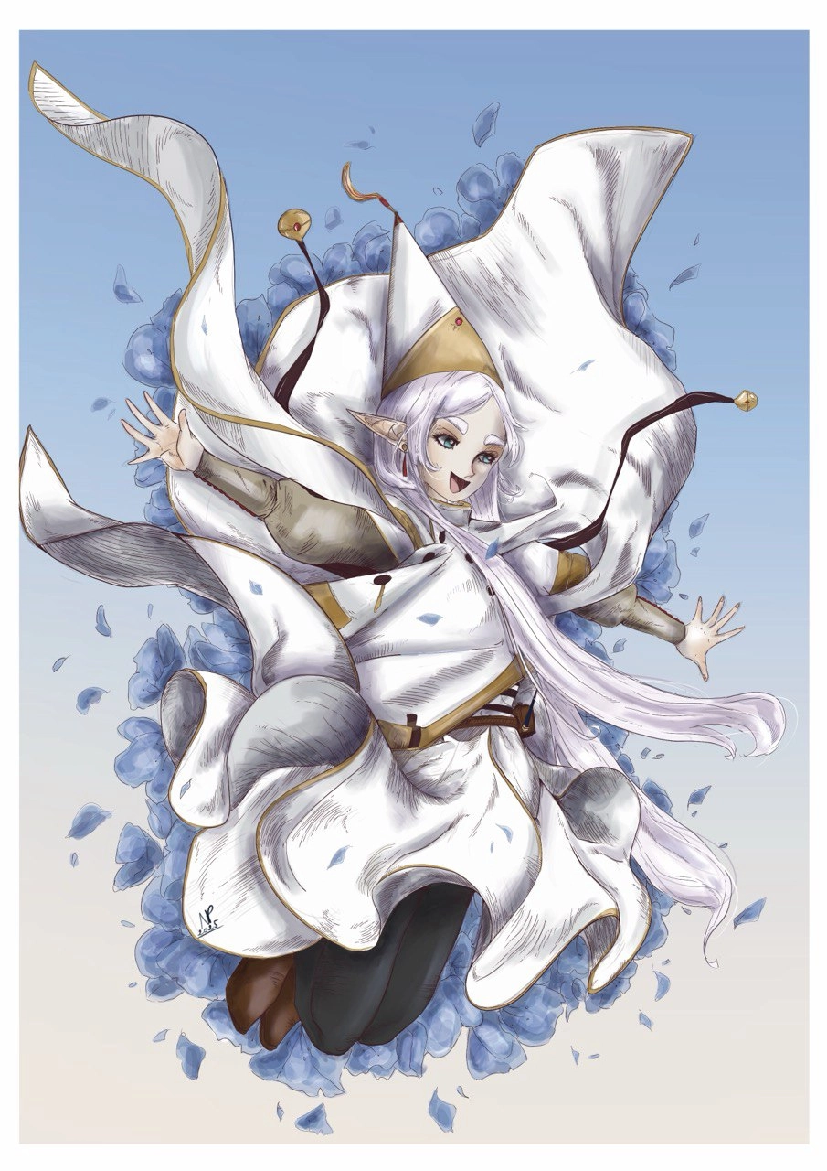 Frieren in Atelier world 🩵

