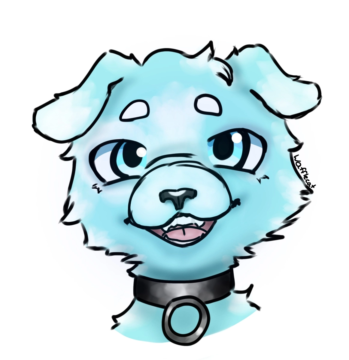 Doggy headshot as an example for commissions