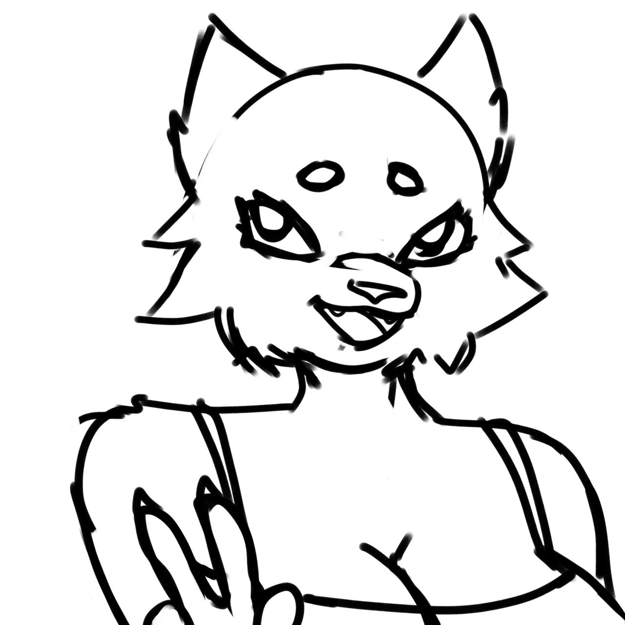 Kind of old kitty sketch