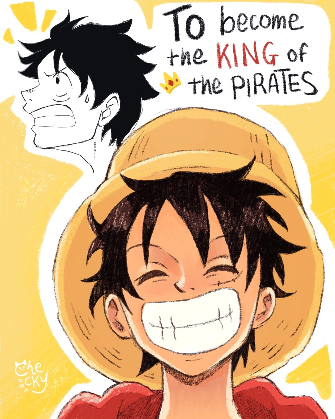 Op Fanart Series 1 - Luffy 