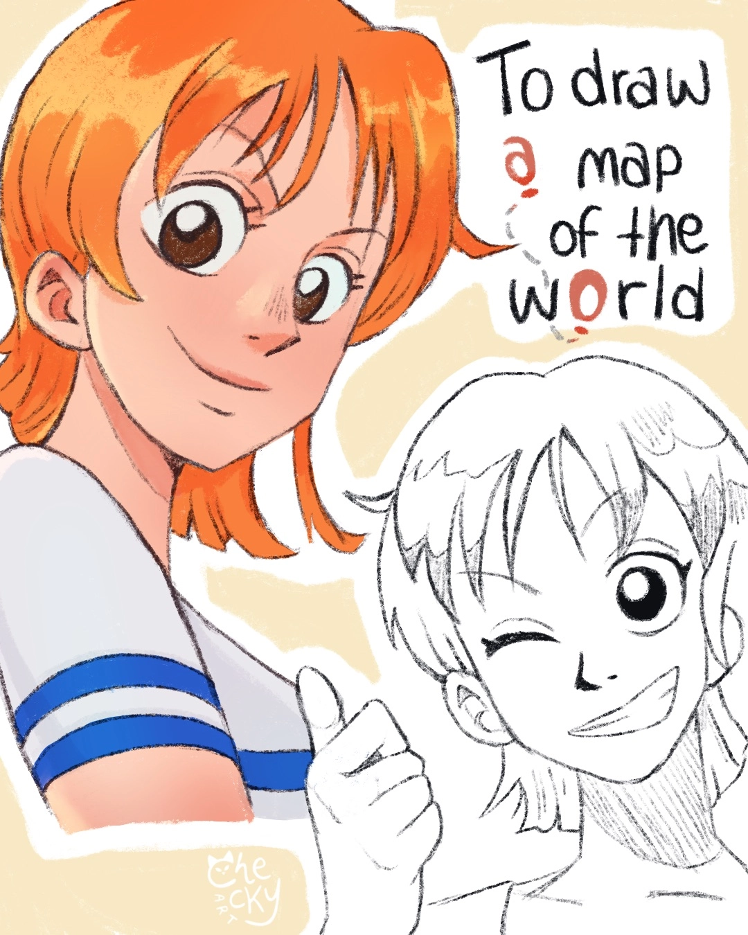 Op Fanart Series 1 - Nami