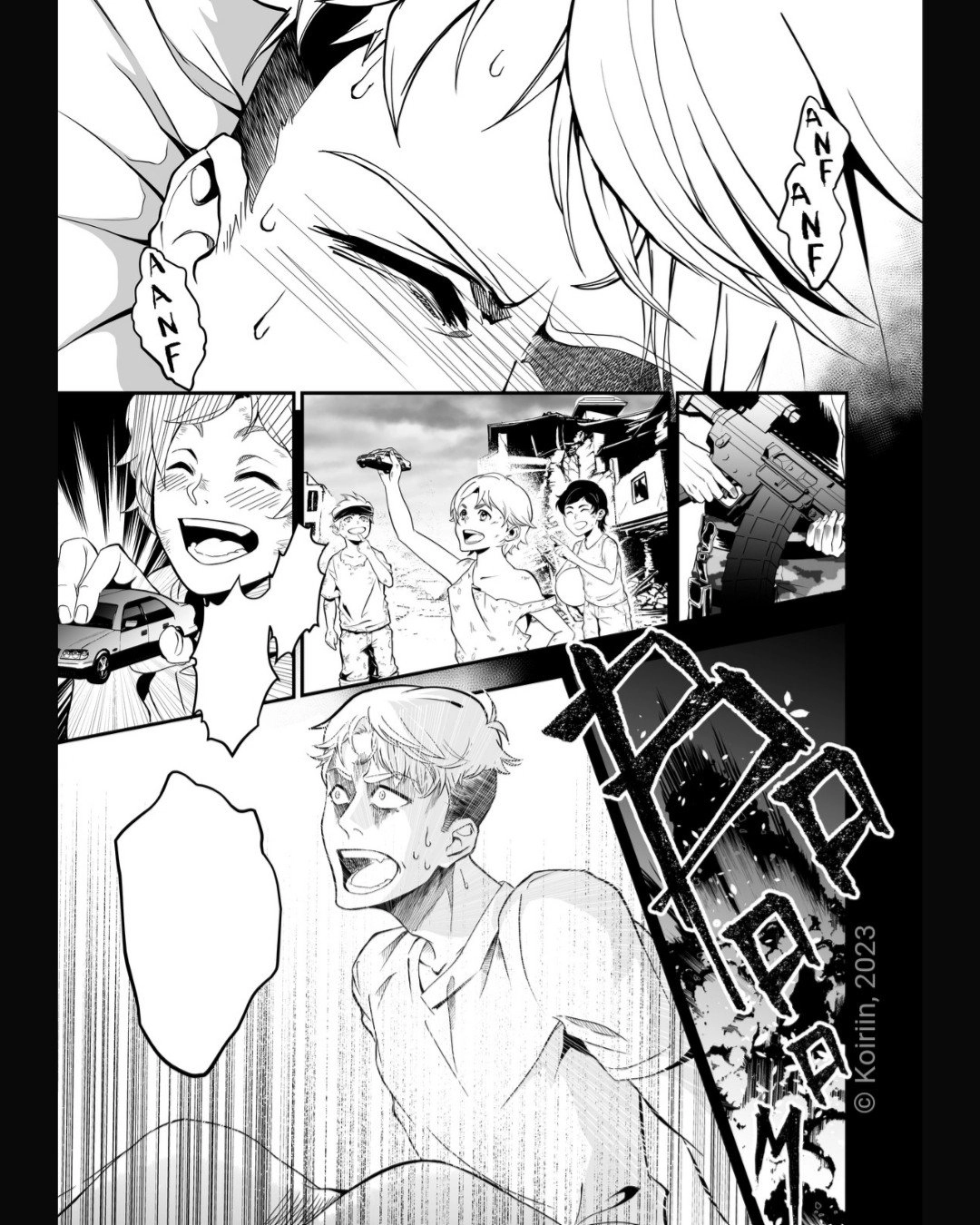 Nanny camo 
is the title of my oneshot. 
published by Mangasenpai, SenpaiGIGA magazine 2024.

