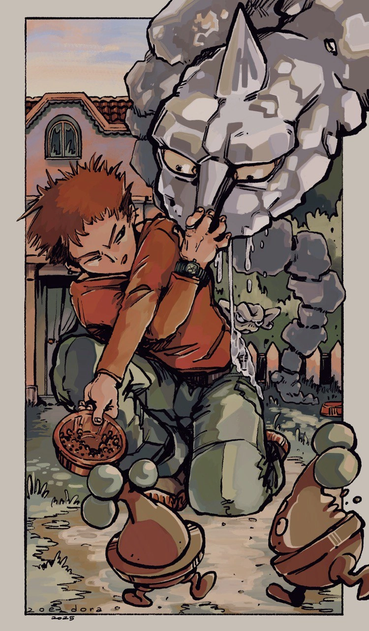 I started the POKÉMON WORLD TOUR - FANART EDITION
KANTO
1# GYM: BROCK