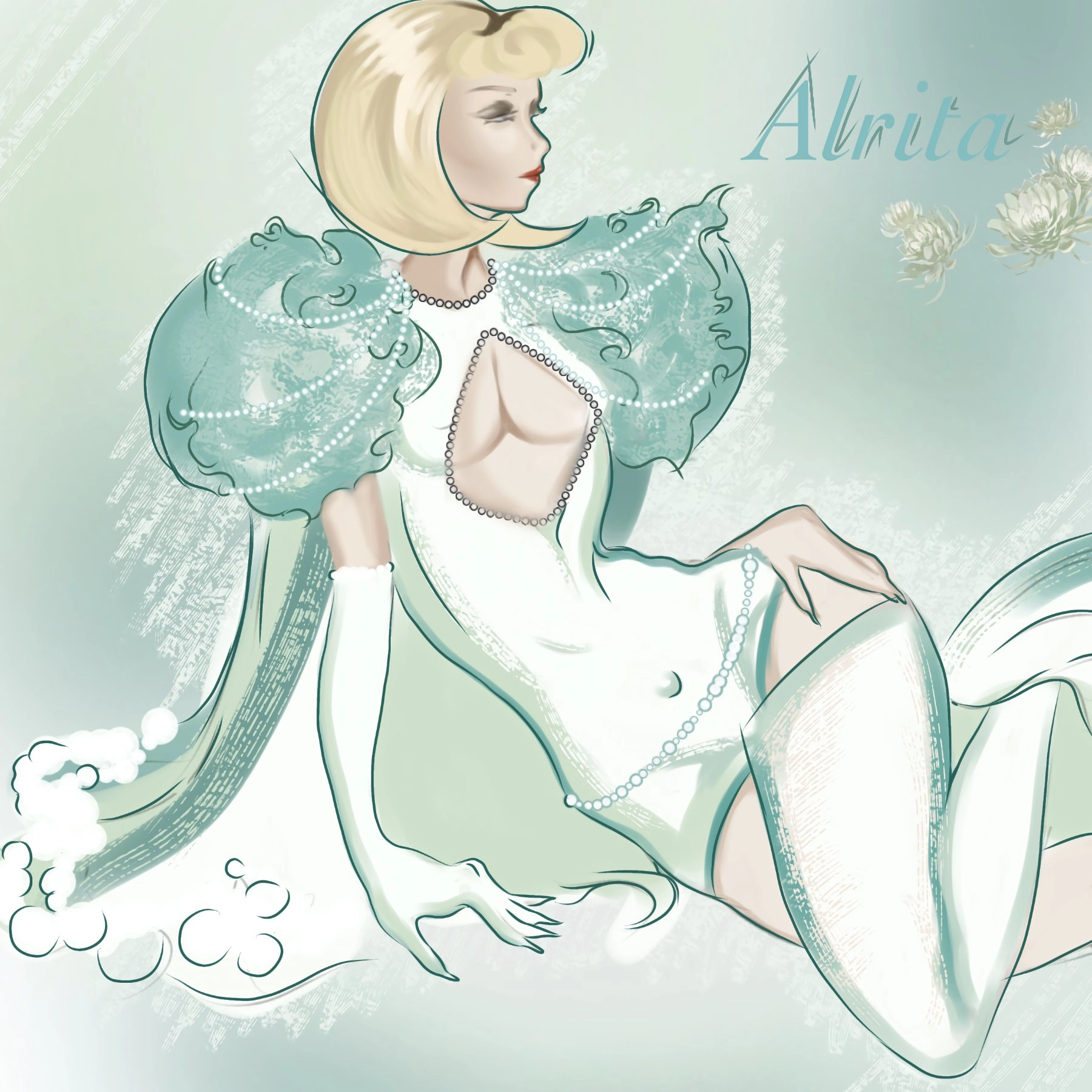 Most recent character design <33 i use ibis paint!