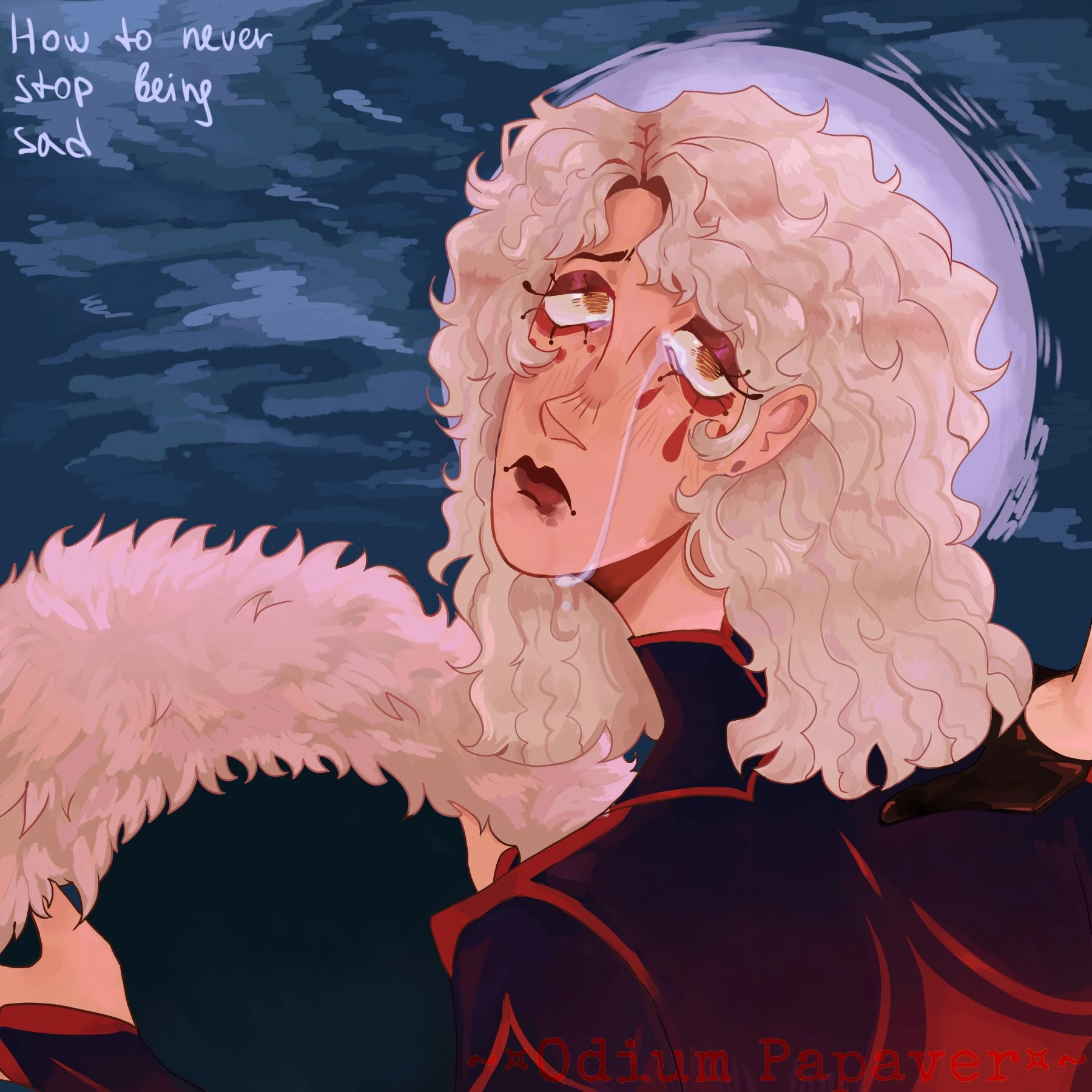 One of my many OCs, Willow, post very heartbreaking experience-
One of my faves design-wise