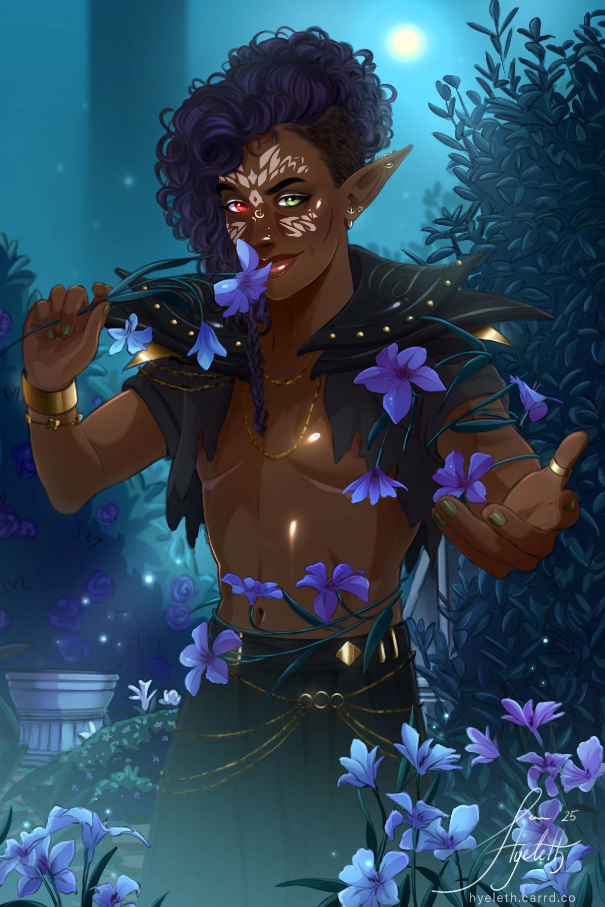 Dragon Age: The Veilguard player character commission for XanthouranSong.