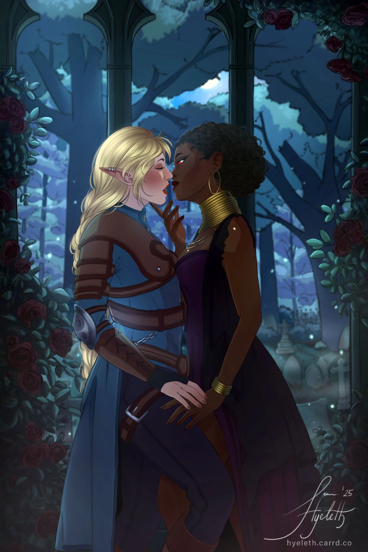 Avaria and Hexxat (Bladursgate) commission for Corey