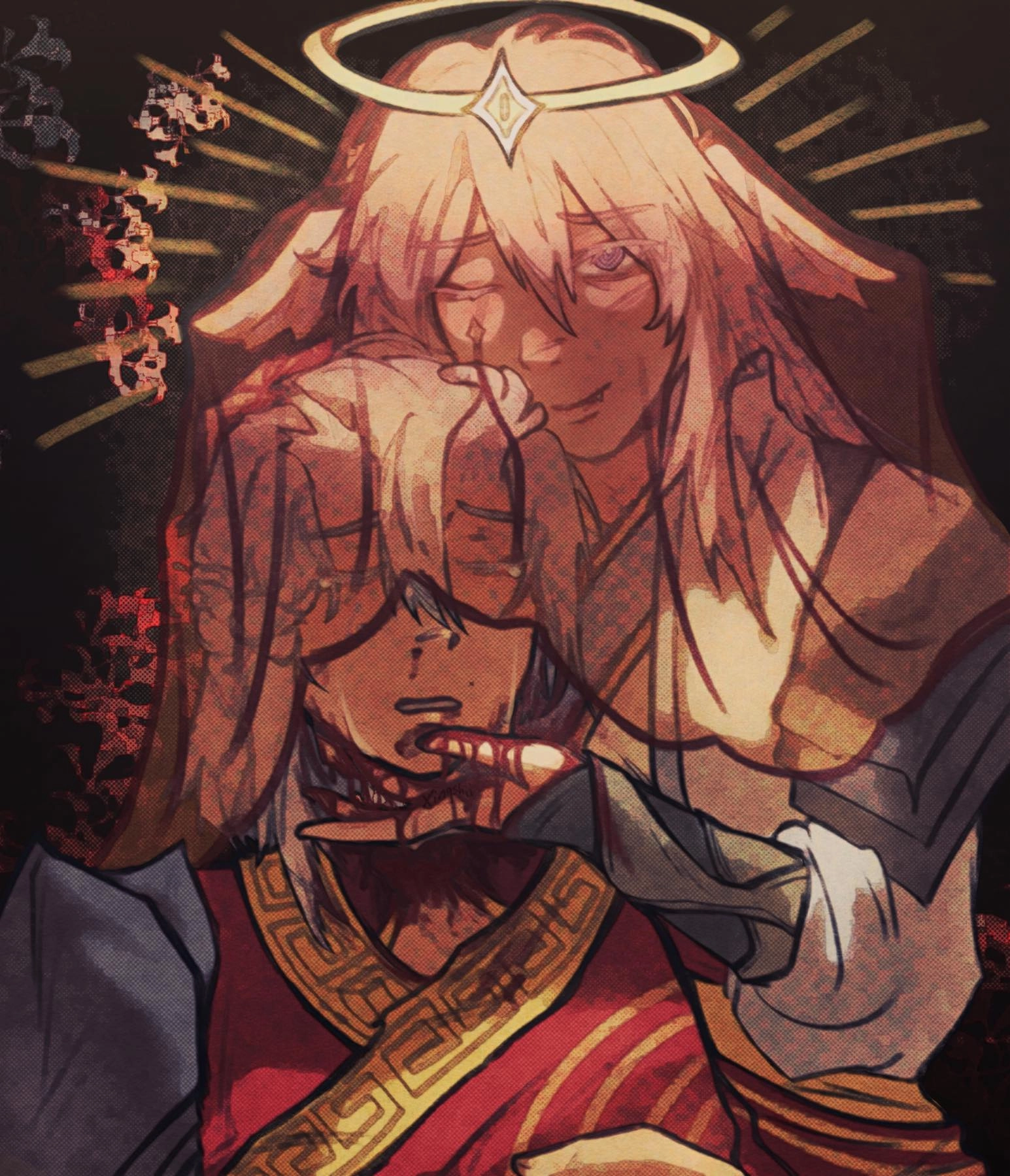heheheh drawing of my oc.. BEHEADED ??!????!!!! 