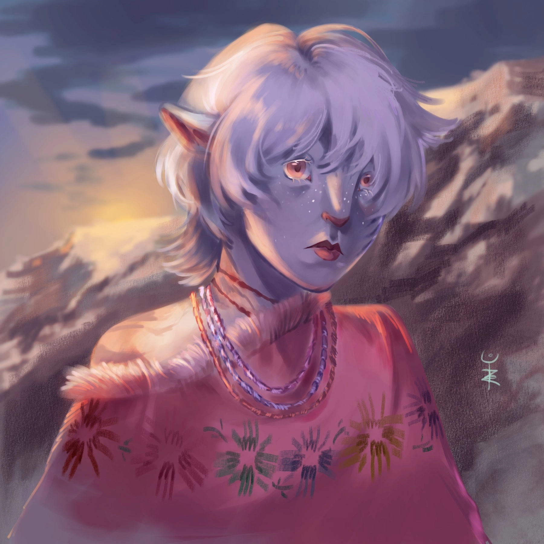 Just a silly redrawing of my avatar sona (idk how to name them)
