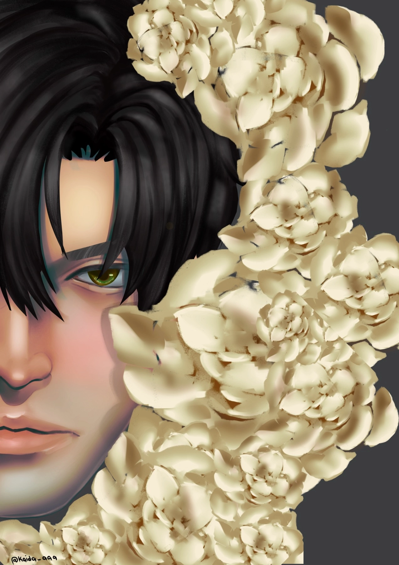 Dr Zayne from love and deep space render practice !
