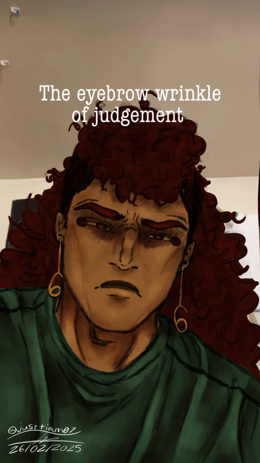 Ryūnosuke's eyebrow wrinkle of judgement, got idea from tiktok (video on tiktok)