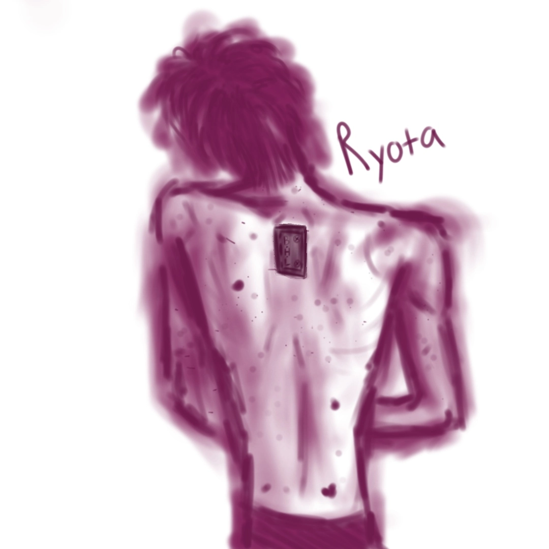 I dunno why this is one of my favourite drawings of Ryota, an oc of mine. He's such a nervous awkward clumsy wreck, I love him. The metal part on his back is part of his lore