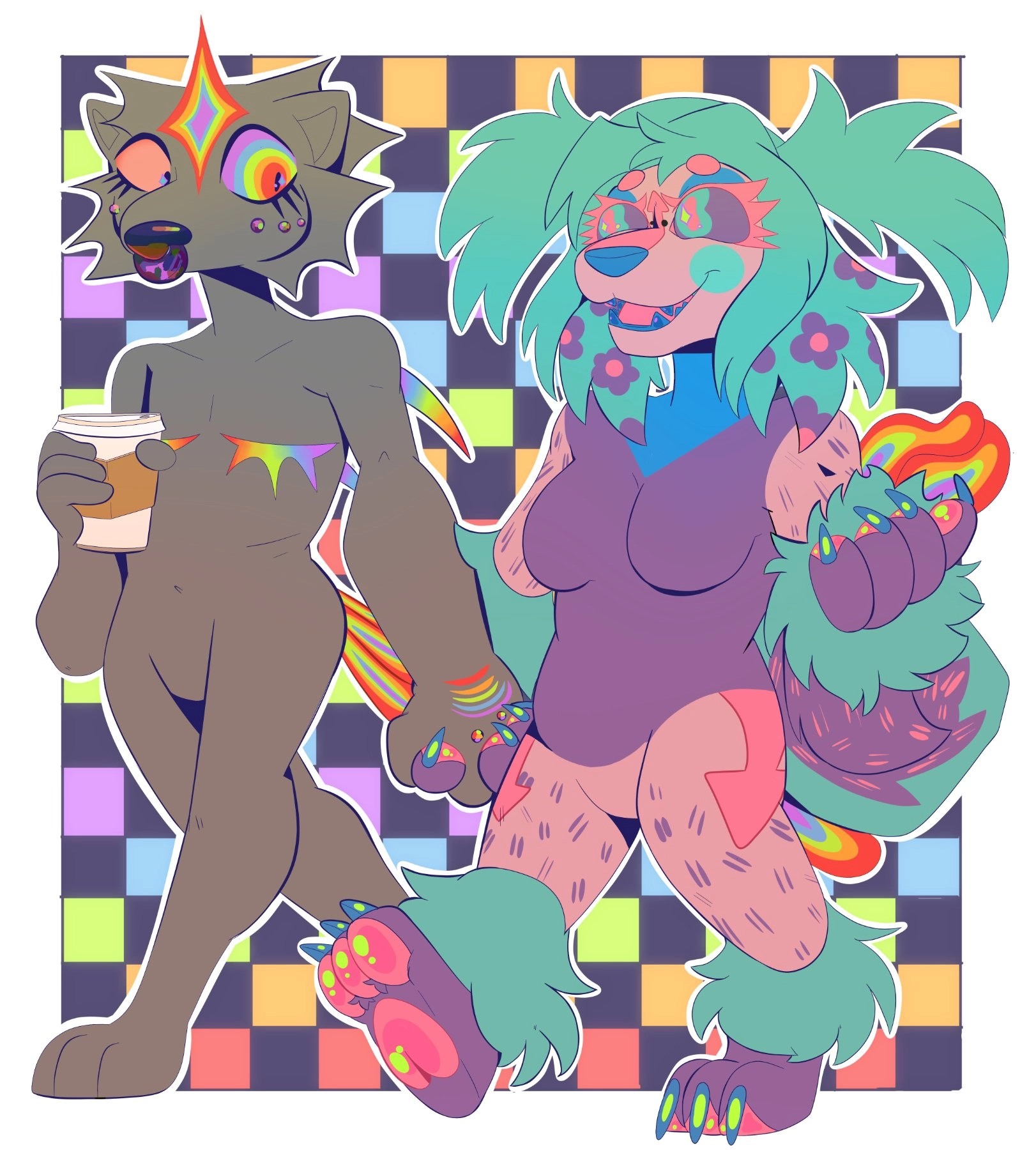 Giftart for my friend Danny and their bf