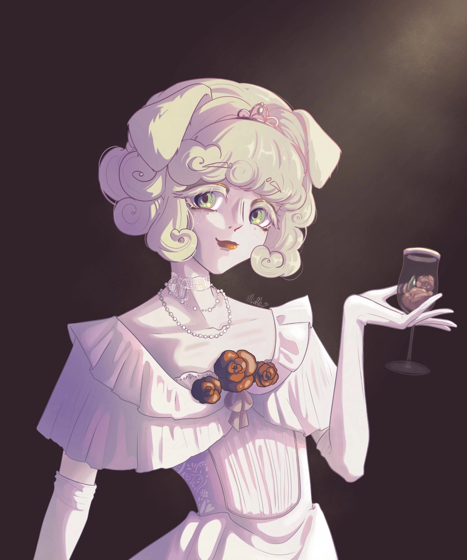 Fully rendered artpiece with no background