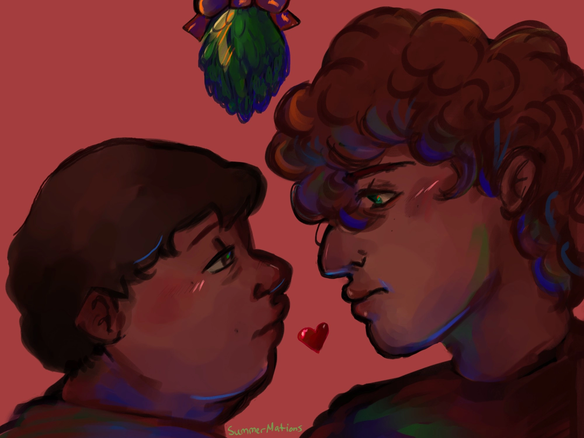 Kyman Christmas art i did !!