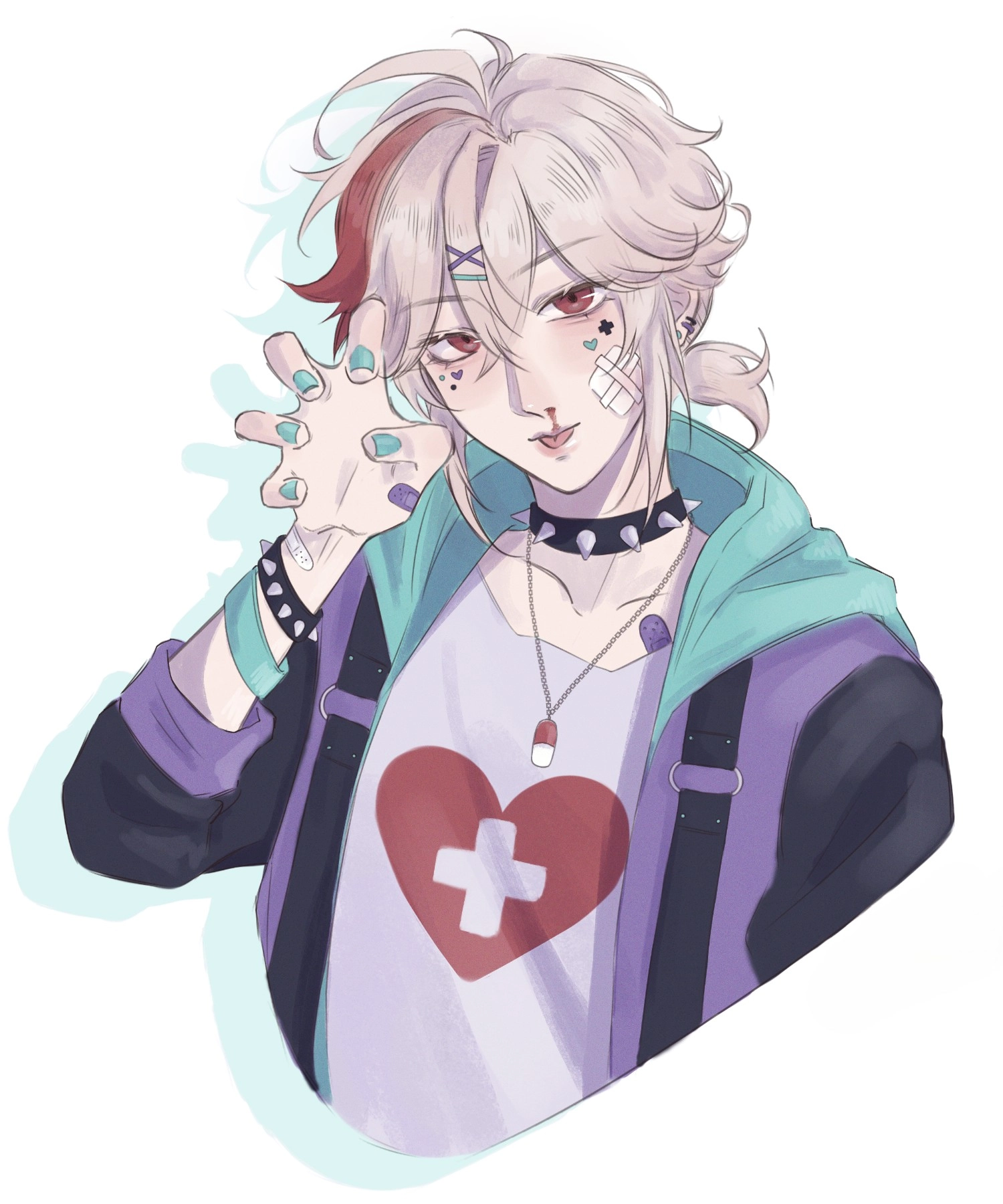 kazuha in yami kawaii fashion  ! >.0

drew this for an art challenge i did with my gf <3
