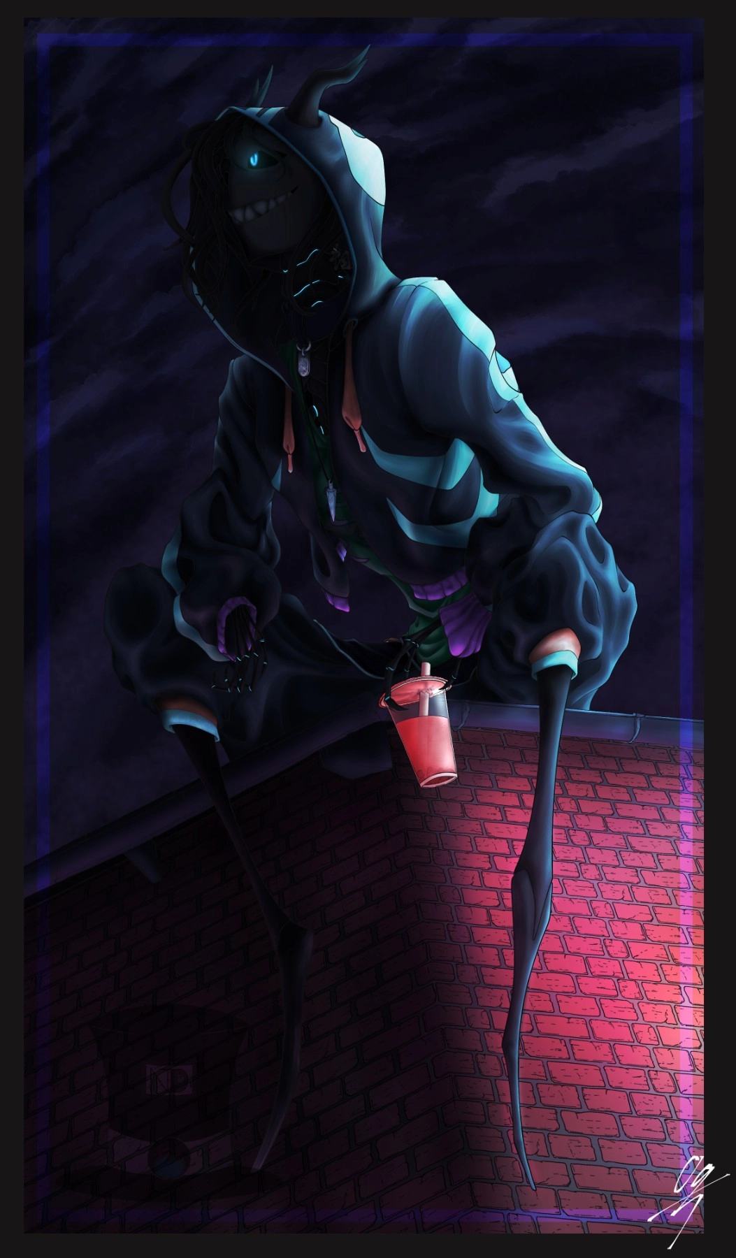 A fanart for a character's OC, he belongs to TheJessofMess, you can find them on Bluesky and DeviantArt :D