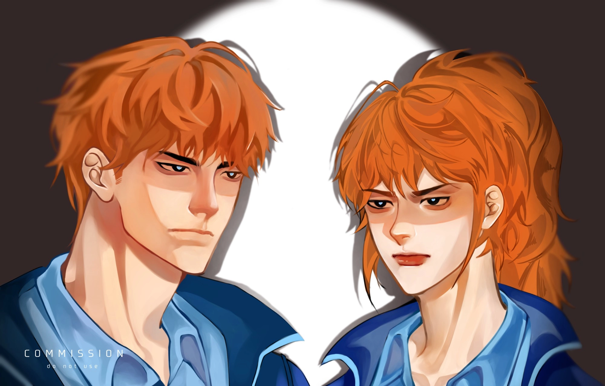 Sibling Headshot & full render commission 