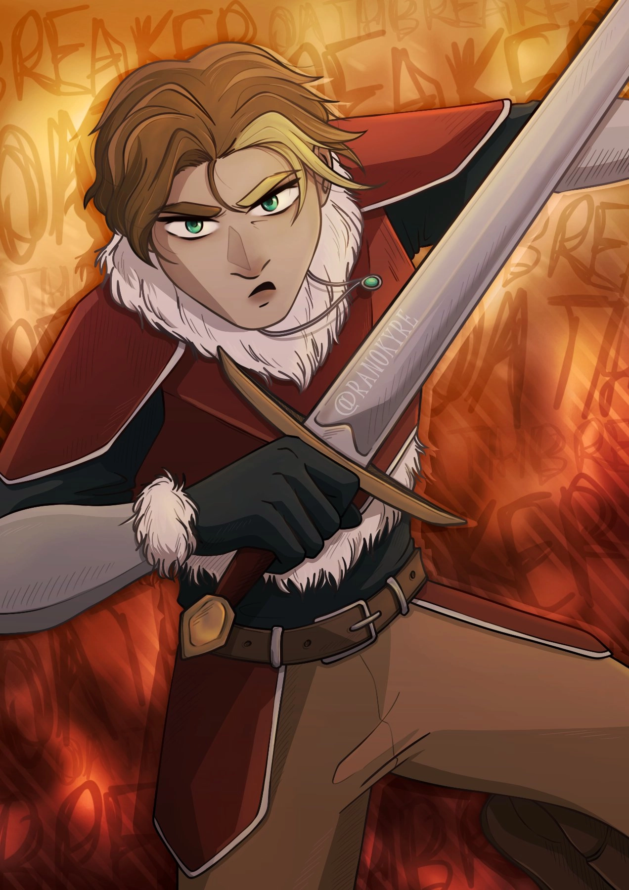 Fanart for the webtoon Oathbreaker
