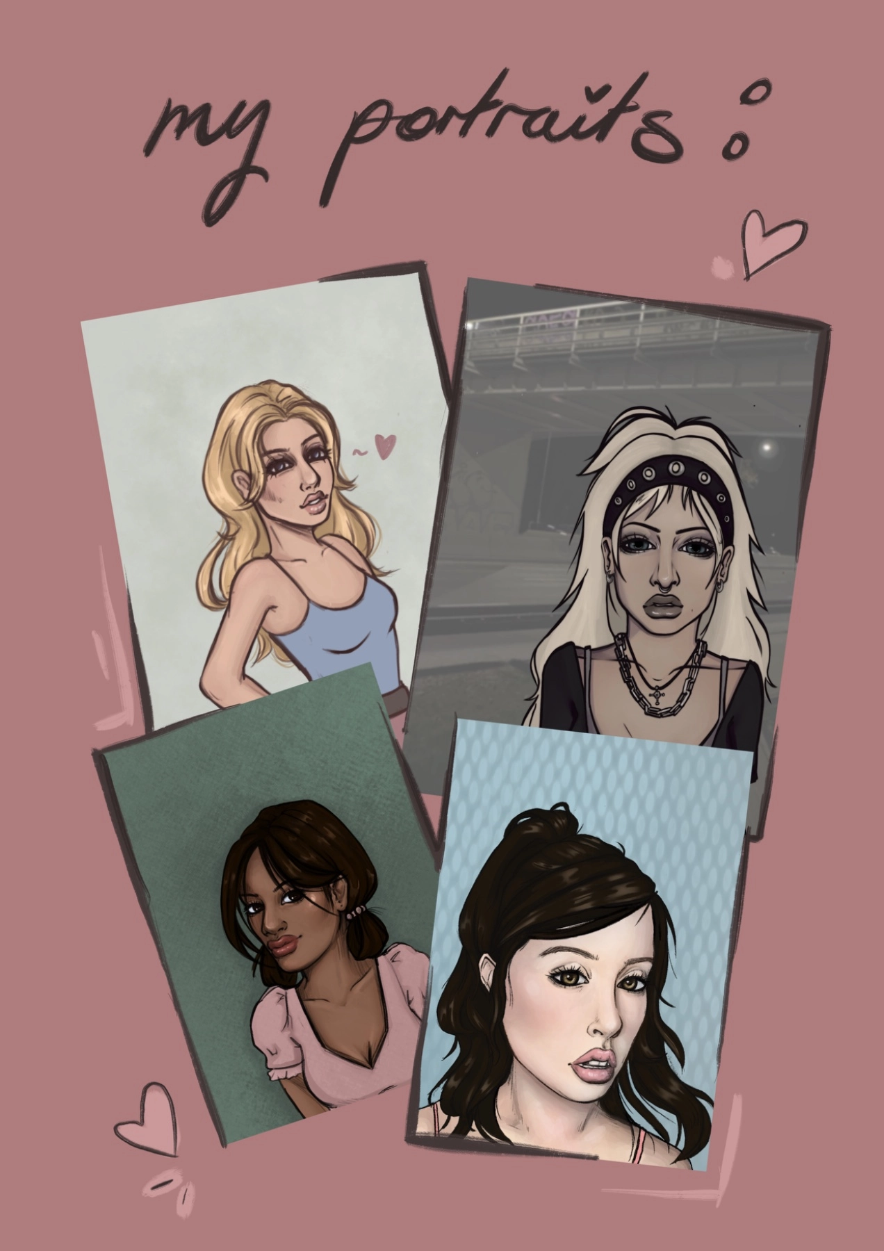 Some example of my most recent portraits :p 

