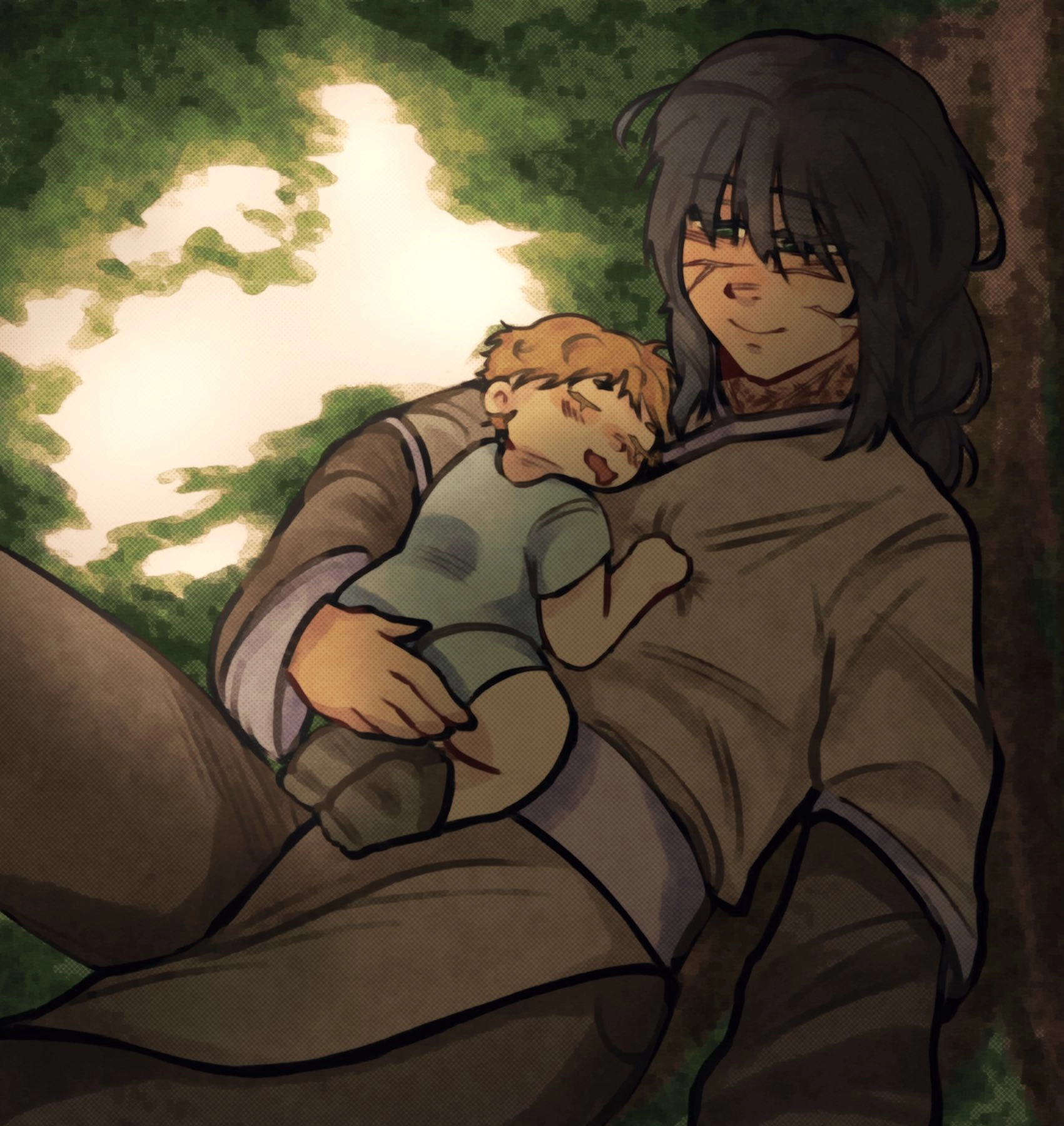 idk why they’re in a bush don’t ask me