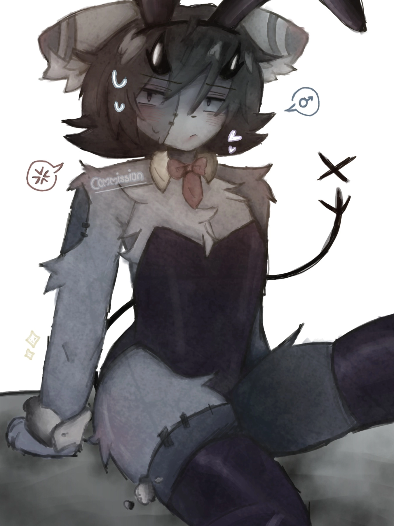 This is a $25 commission from months ago btw ^^ 
Oc belong to someone on discord ! 