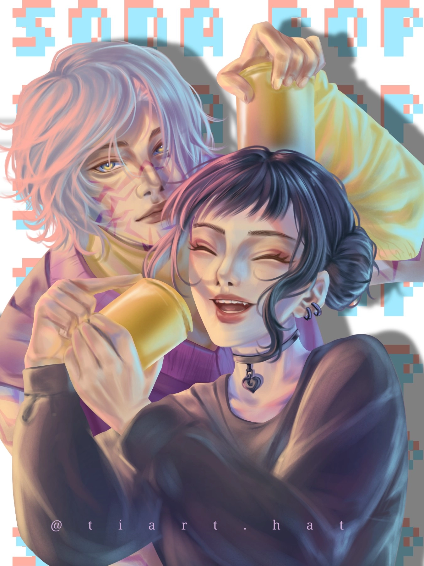 I drew zoeystery in my artstyle, and i give mytery a face^^ he's so handsome