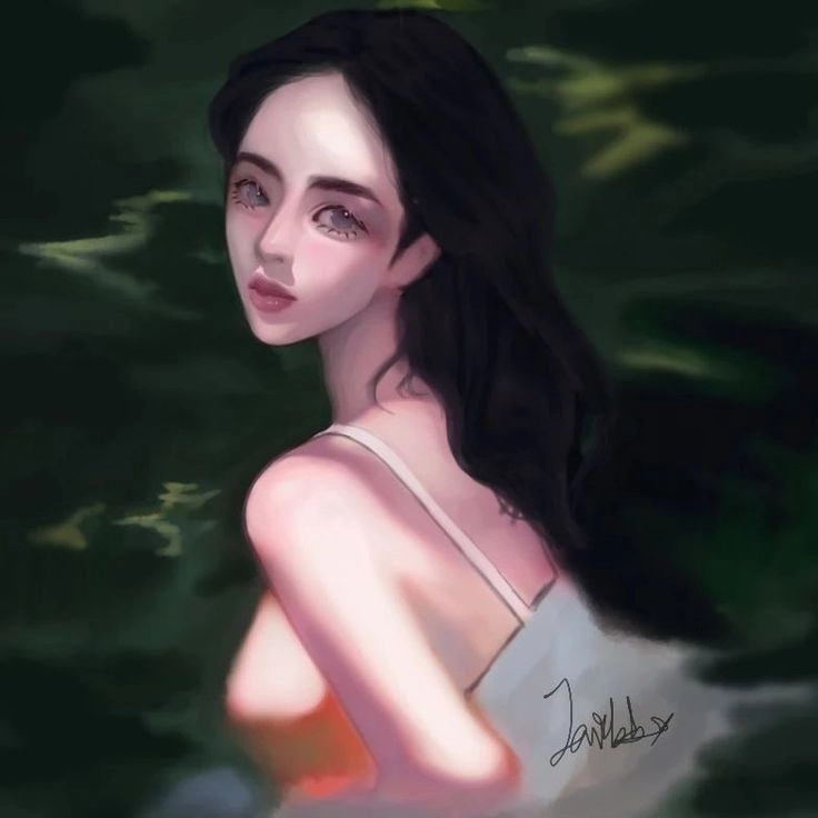 Lady in lake reference~ This was a lighting study I did a while ago~ 