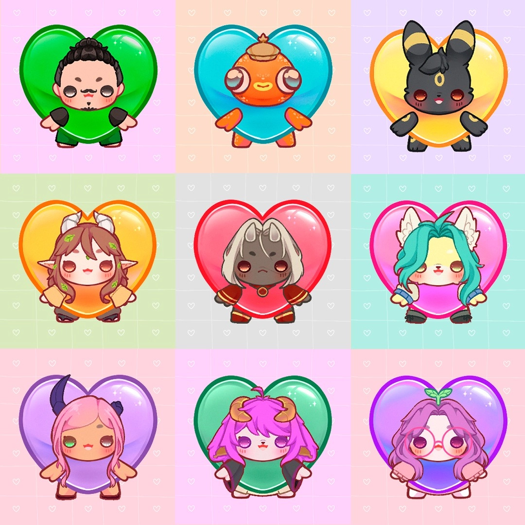Valentine's Days Silly Hearts Ych ♥
Perfect for icons, emotes or just stream decorations!