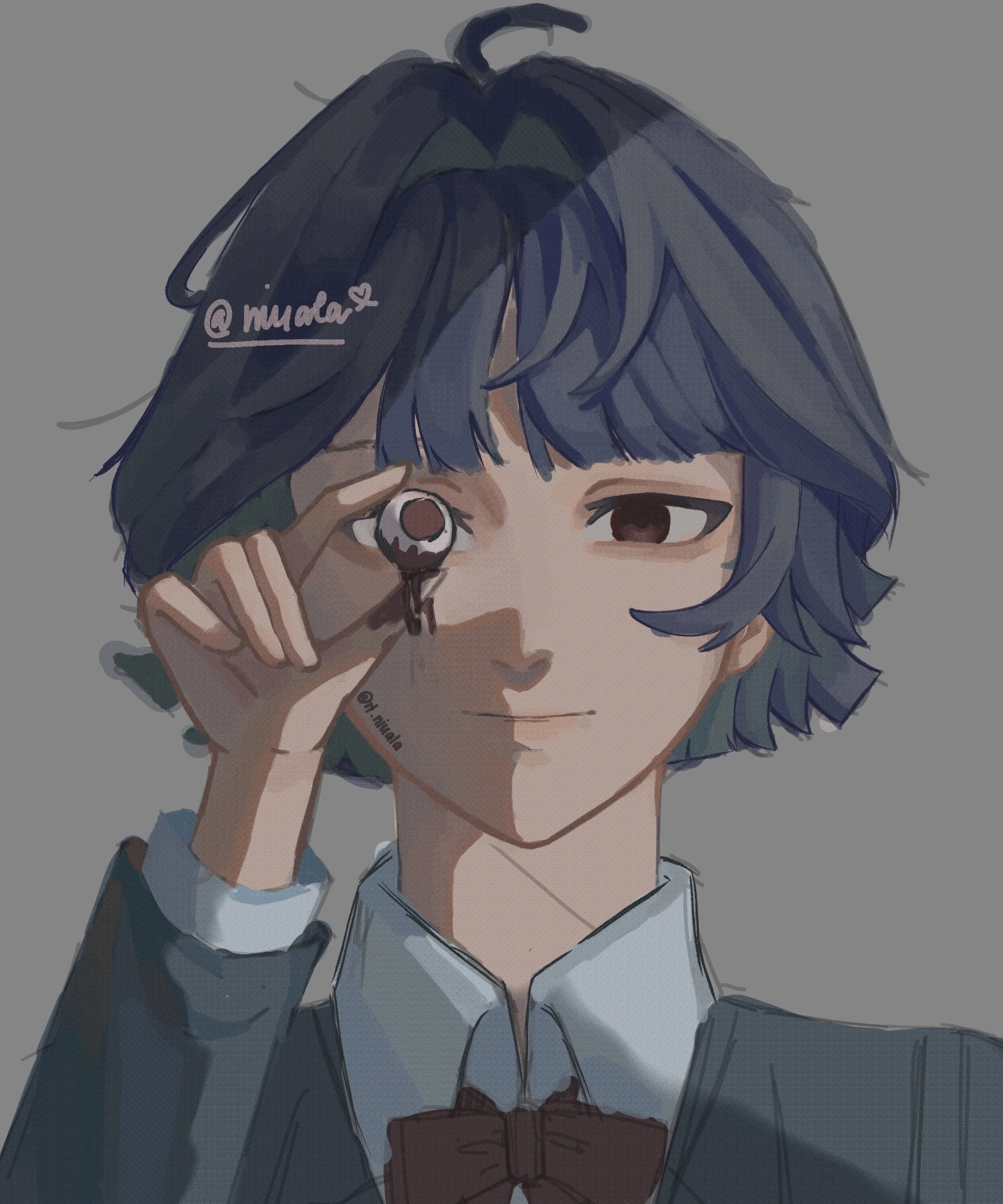 A quick rough art of my oc (I ran outof energy to finish this lol)