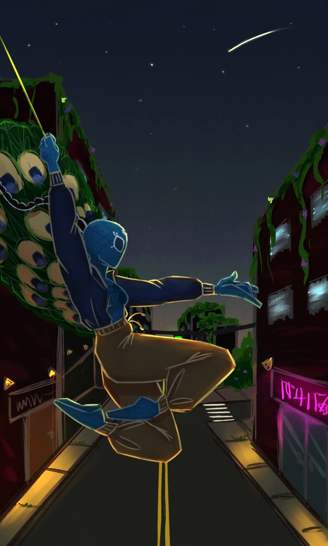 this is from july 2023!!! i wanted to make myself a spidersona lockscreen 💪💪